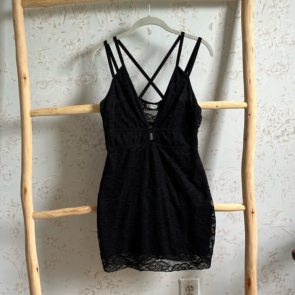Free People Intimately Slip Dress Black Size M